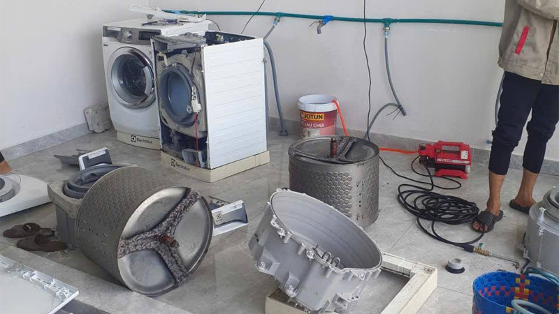 Vệ sinh máy giặt tại Hai Bà Trưng